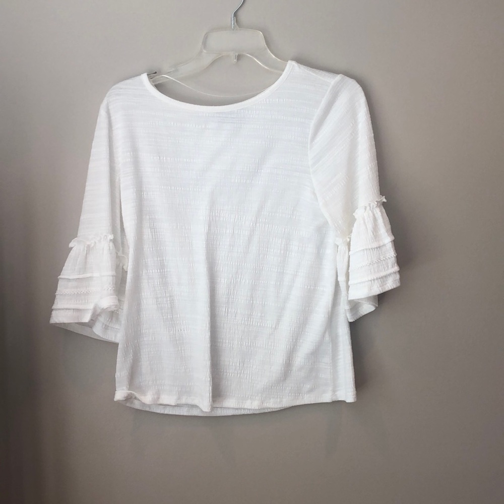 Soft white top